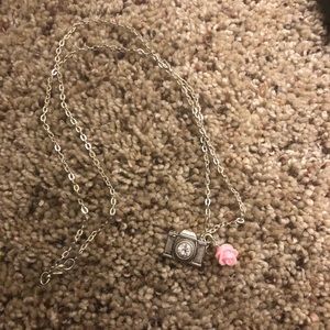 SOLD ❌ Camera and rose necklace